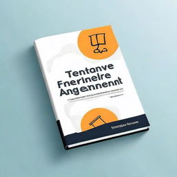 Create a book cover design featuring the title 'Tentative Agreement'