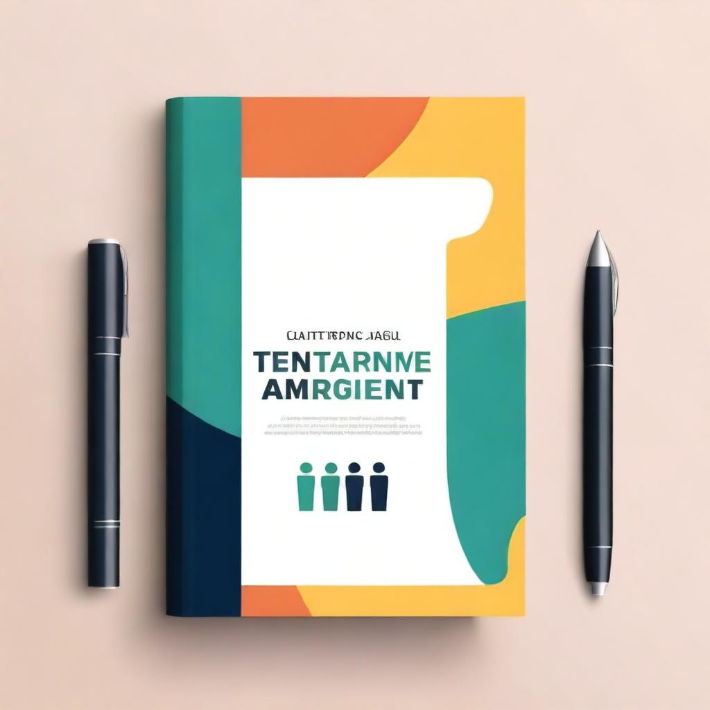 Design a book cover with the title 'Tentative Agreement'