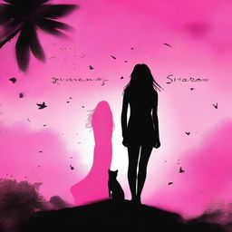 Create an elegant and captivating book cover for a teen fiction and young adult novel titled 'Shimmer & Shadow' by Amreen