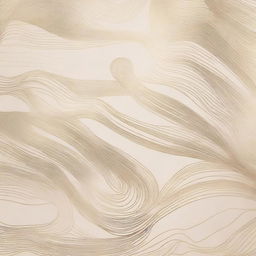 A sheet of paper with elegant golden lines drawn across it