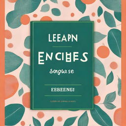 Create a classic book cover for 'Learn English for Adults'