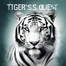 Create a book cover for a book titled 'Tiger's Quest'