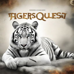 Create a book cover for a book titled 'Tiger's Quest'