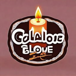 Create a Facebook profile picture for a candle shop named 'Glow Glow Candles'