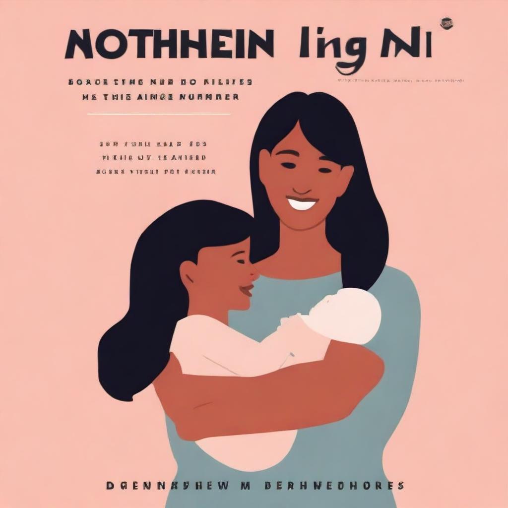 A book cover featuring a mother holding a baby in her hands