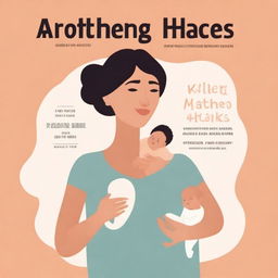 A book cover featuring a mother holding a baby in her hands