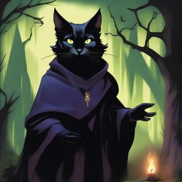 In a peaceful kingdom, a wicked feline sorcerer named Shadow threatens the land