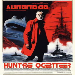 A movie poster parody of 'The Hunt for Red October' titled 'The Hunt for Red Orktober' starring Sean Connery