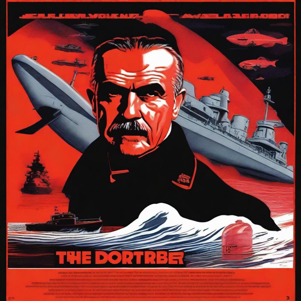 A movie poster parody of 'The Hunt for Red October' titled 'The Hunt for Red Orktober' starring Sean Connery