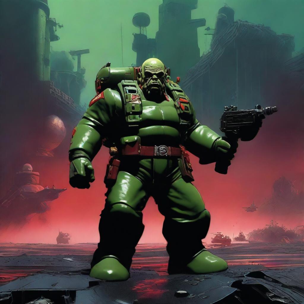 A parody of 'The Hunt for Red October' featuring Sean Connery as a Warhammer 40k ork