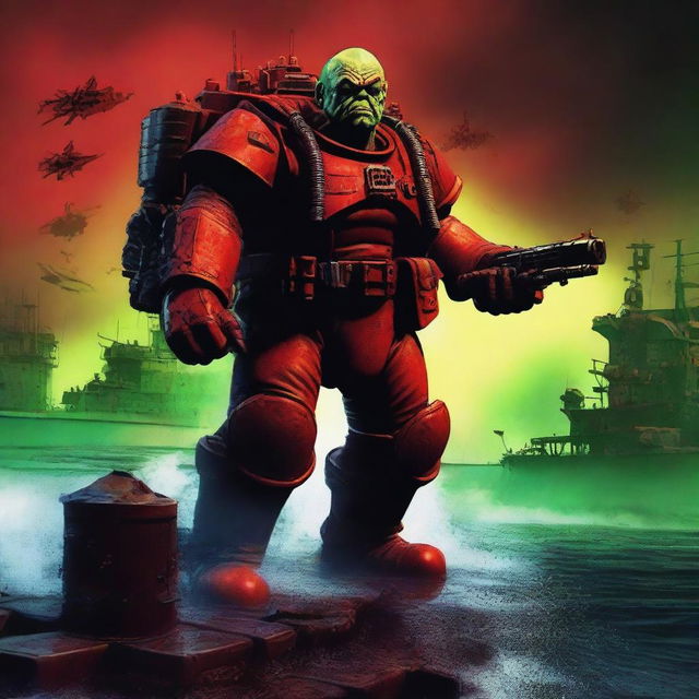 A parody of 'The Hunt for Red October' featuring Sean Connery as a Warhammer 40k ork