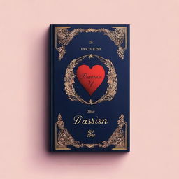 A book cover for a classic novel filled with passion, titled 'The Passion of Love'