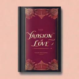 A book cover for a classic novel filled with passion, titled 'The Passion of Love'