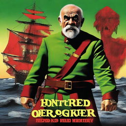 A parody movie poster titled 'The Hunt for Red Orktober' featuring Sean Connery as a fantasy ork