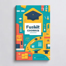 A captivating book cover for an educational book