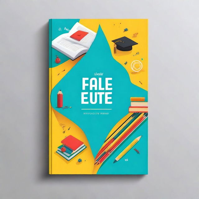 A captivating book cover for an educational book