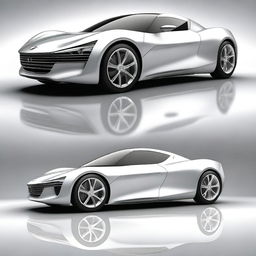 A comprehensive 360-degree view of a sports car designed to run on compressed natural gas (CNG)