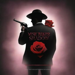 Create a cover image for a dark romance novel titled 'Rose Shadow'