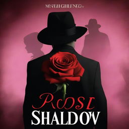 Create a cover image for a dark romance novel titled 'Rose Shadow'