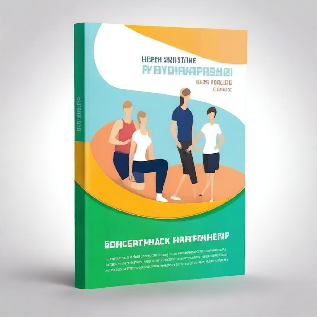 Create a book cover for a comprehensive physiotherapy guide