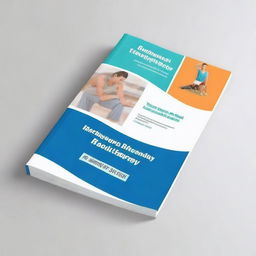 Create a book cover for a comprehensive physiotherapy guide