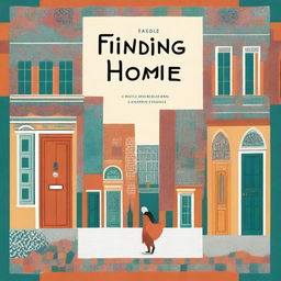 Create a book cover titled 'Finding Home' with the title very clear and readable