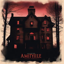 A very scary, breathtaking movie poster for The Amityville Horror