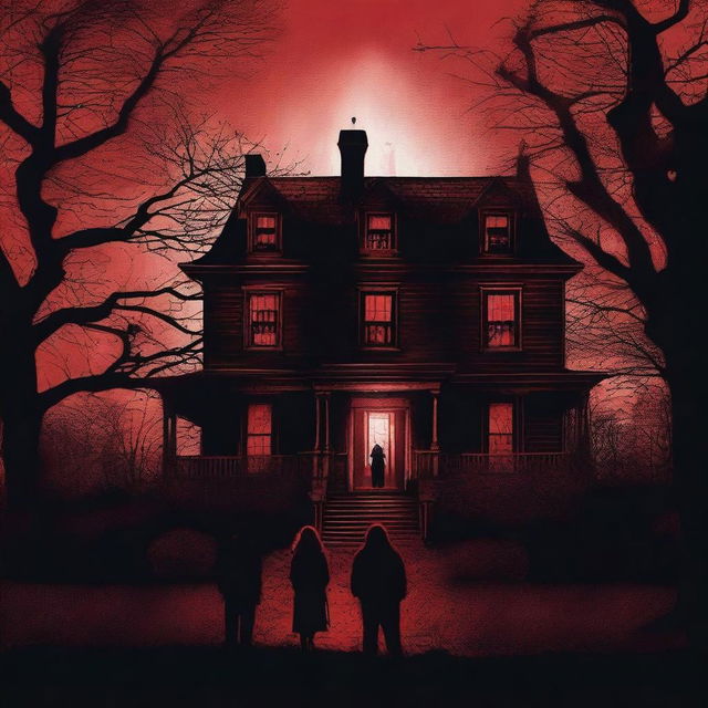 A very scary, breathtaking movie poster for The Amityville Horror