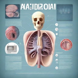 A creative and educational illustration with the text 'Radiology: It's What's Inside That Counts'