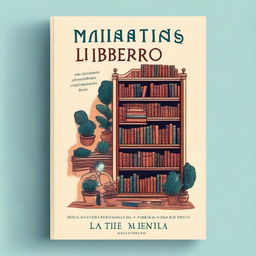 Diseña una cubierta para un libro titulado "¡Malditos libreros, libreros malditos", con un subtítulo que dice "Un recorrido por las librerías de viejo de Sevilla, Jerez y Cádiz"