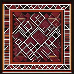 A detailed Bedoui pattern designed specifically for embroidery