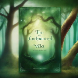 Design a book cover for 'The Enchanted Veil'