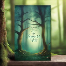 Design a book cover for 'The Enchanted Veil'