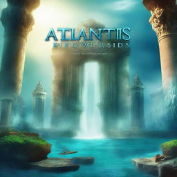 Create a book cover for a novel titled 'Atlantis: Key Of Worlds'