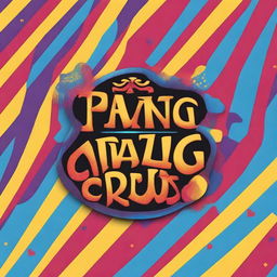 Create a logo for 'The Amazing Digital Circus: The Movie' (2024) by Glitch Productions in collaboration with Disney XD