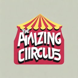 Create a logo for 'The Amazing Digital Circus: The Movie' (2024) by Glitch Productions in collaboration with Disney Pixar