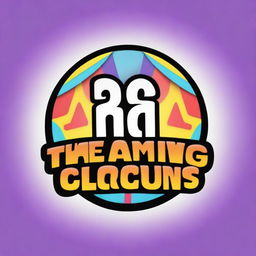 Create a logo for 'The Amazing Digital Circus: The Movie' (2024), a collaboration between Glitch Productions and Disney XD