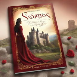 A book cover for a fantasy novel titled 'Secretos en la sangre'