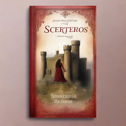 A book cover for a fantasy novel titled 'Secretos en la sangre'