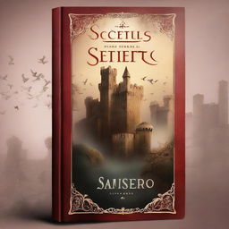 A book cover for a fantasy novel titled 'Secretos en la sangre'