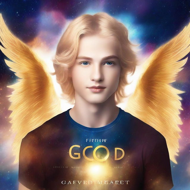 Create a book cover for 'God Among Us' by Omniverse