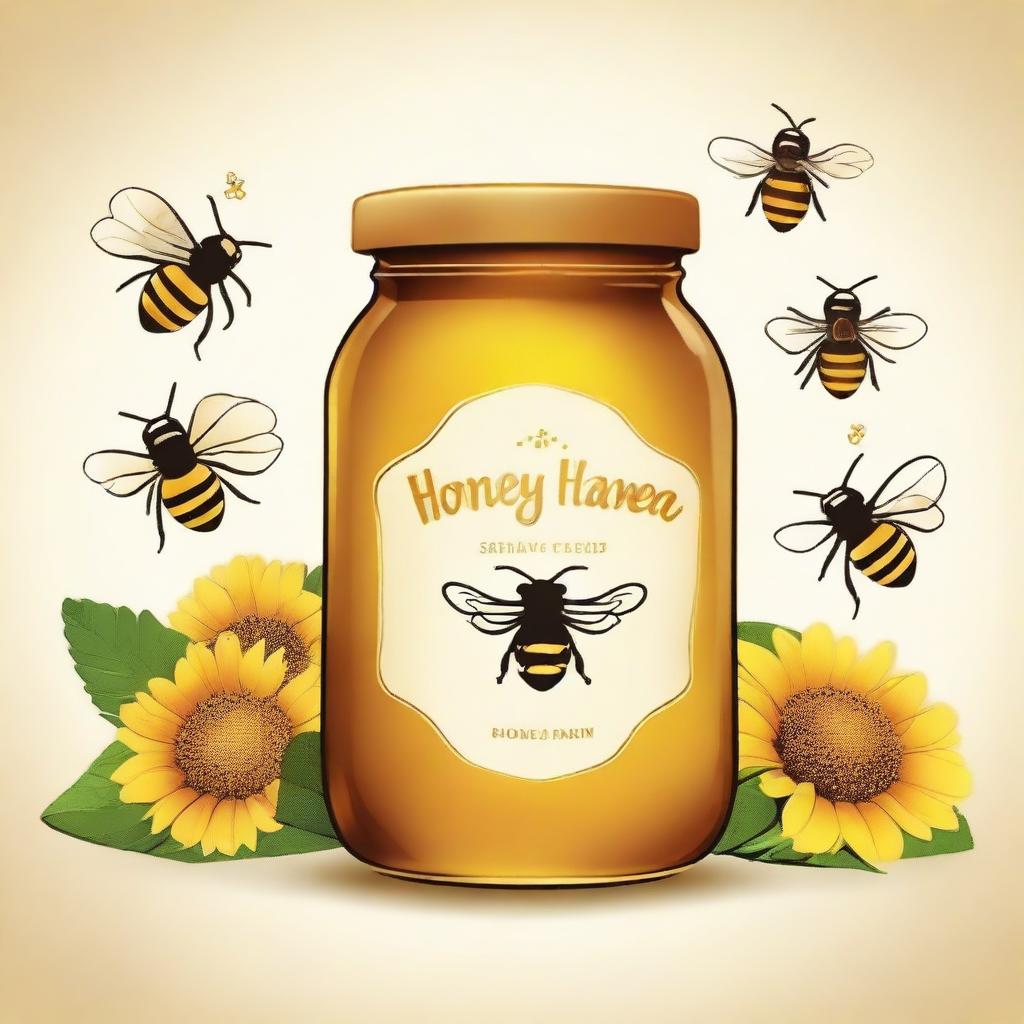 Create an image for a private company named 'Honey Haven' located in Jacobsdal