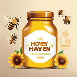 Create an image for a private company named 'Honey Haven' located in Jacobsdal