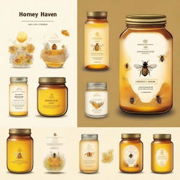 Create an image for a private company named 'Honey Haven' located in Jacobsdal