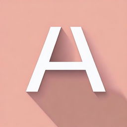 A simple image of the letter 'A' in a bold, stylish font, centered on a plain background