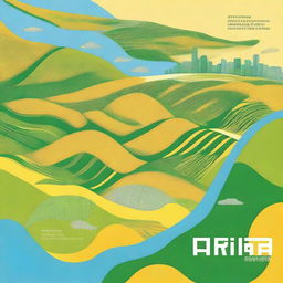 Design a book cover featuring the conflict and synergy between urban expansion and arable land ecological security in China's major grain-producing areas