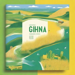 Design a book cover featuring the conflict and synergy between urban expansion and arable land ecological security in China's major grain-producing areas