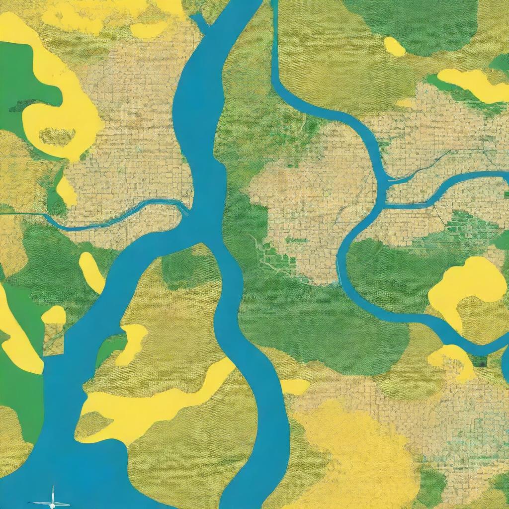 Create an image featuring the conflict and synergy between urban expansion and arable land ecological security in China's major grain-producing areas