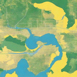 Create an image featuring the conflict and synergy between urban expansion and arable land ecological security in China's major grain-producing areas