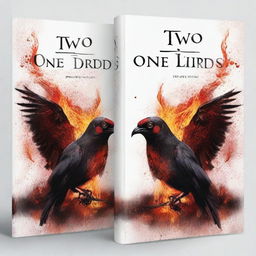 A captivating book cover titled 'Two Birds, One Hell'